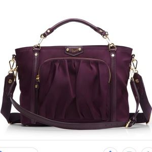 MZ Wallace small Nikki tote- HTG color mulberry